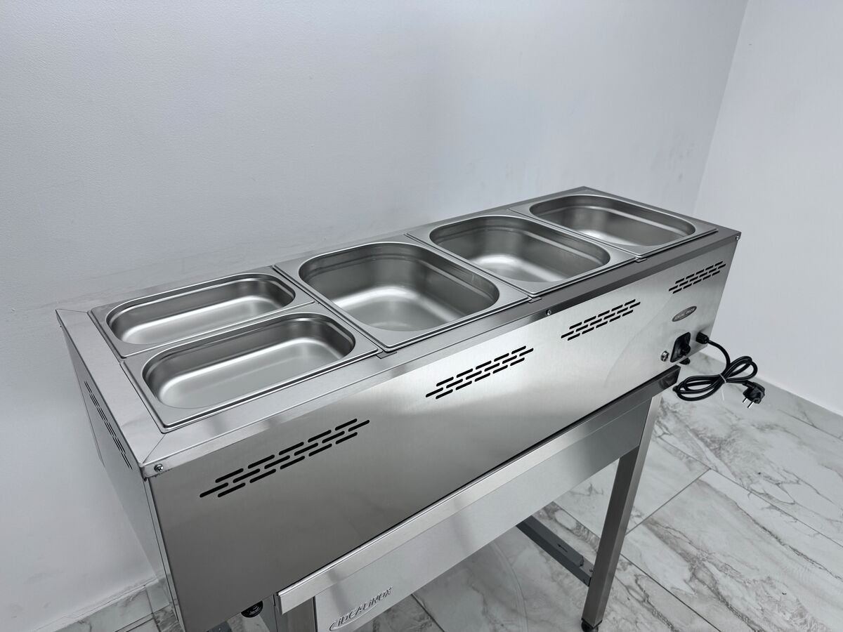 Vitrina calda bain marie 4 gn 1/2 de banc