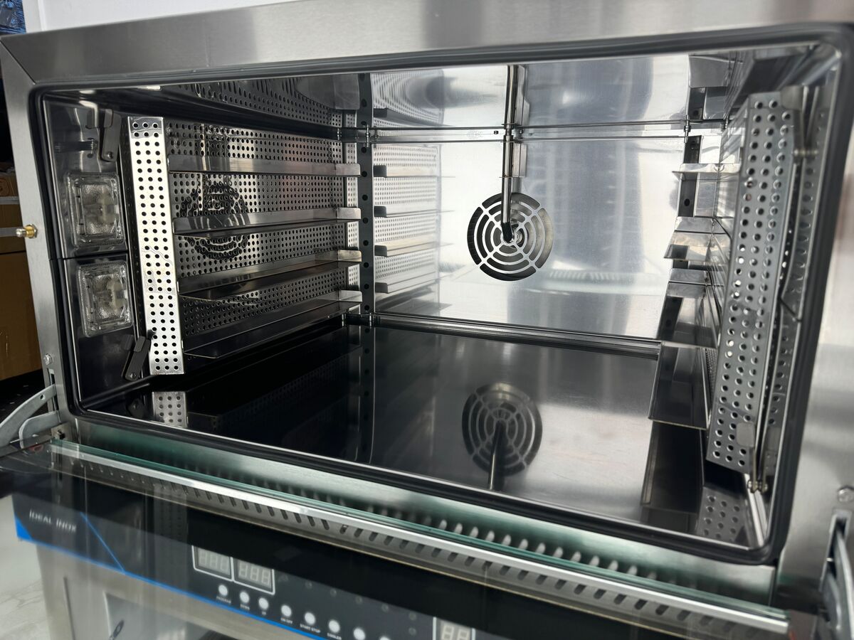 Cuptor electric cu functie de aburi 4 tavi GN 1/1 sau 600×400, 220 V, DIGITAL