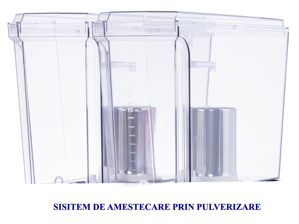 Dispenser, aparat profesional suc, limonada, ceai, 2 cuve 20+20 l